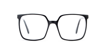 Women Cristal Eyeglasses: Whitney - Shiny Black - SpaceSMART Eye Clinic (Front View)